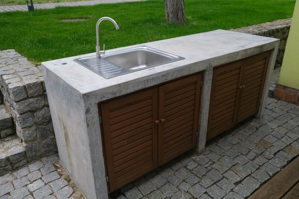 Exterior Cabinet Installation in Dripping Springs