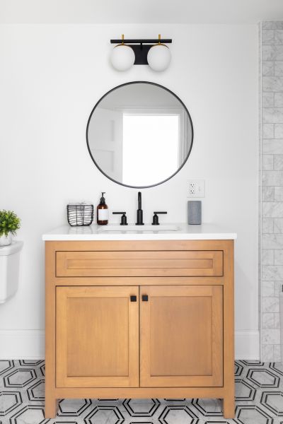 Custom Vanity Installation in Dripping Springs