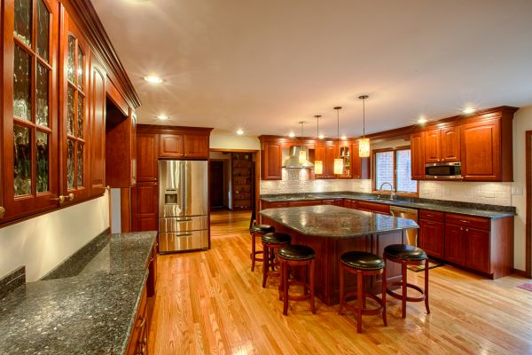 Cherry Kitchen Cabinet Repair in Dripping Springs