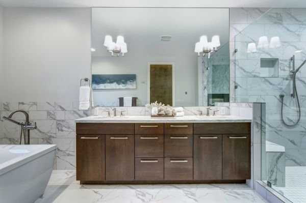 Bathroom Storage Installation in Dripping Springs